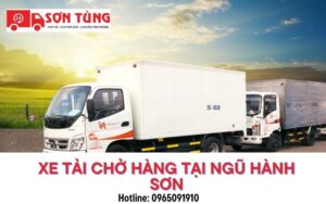 Xe tải chở hàng tại Ngũ Hành Sơn