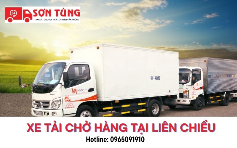 xe tải chở hàng tại liên chiểu