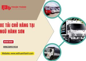 Xe tải chở hàng tại Ngũ Hành Sơn