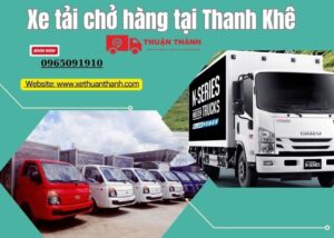 Xe tải chở hàng tại Thanh Khê