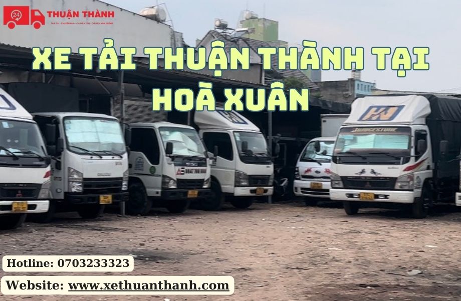 Xe tải thuận thành tại Hoà Xuân