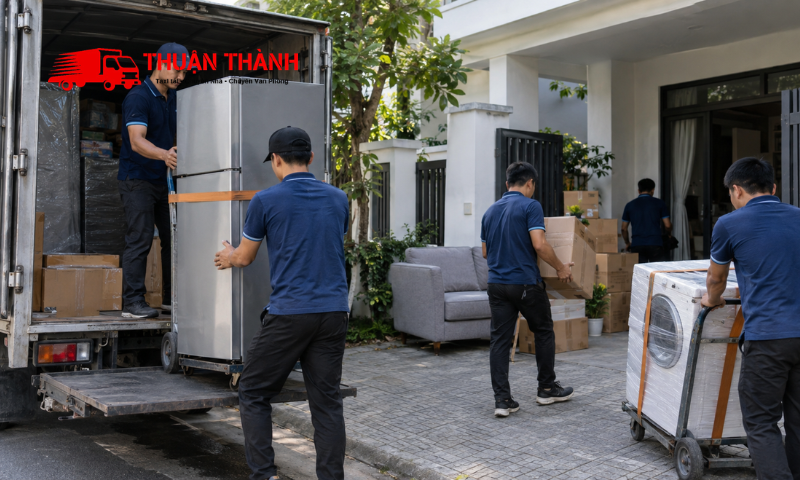 Bốc xếp tại phường Cẩm Lệ