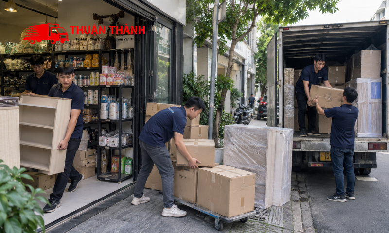 Bốc xếp tại phường Cẩm Lệ
