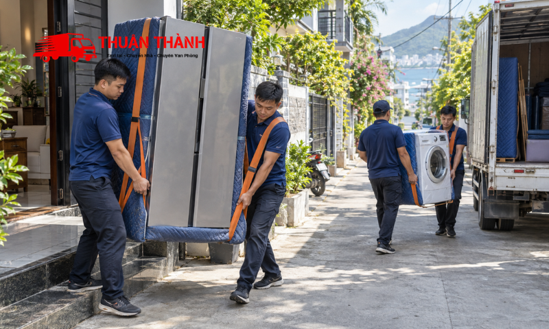 Bốc xếp tại phường Hải Vân
