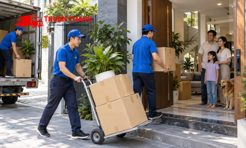 Bốc xếp tại phường Hải Vân