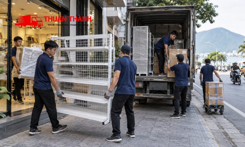 Bốc xếp tại phường Hải Vân