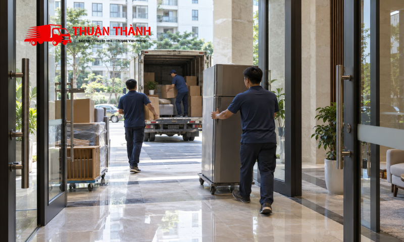 Bốc xếp tại phường Hòa Khánh