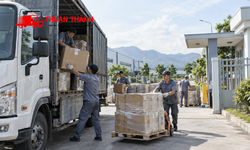 Bốc xếp tại phường Hòa Khánh