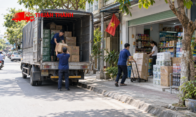 Bốc xếp tại phường Hòa Khánh