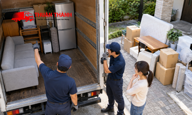 Cách ước tính số chuyến xe khi chuyển nhà