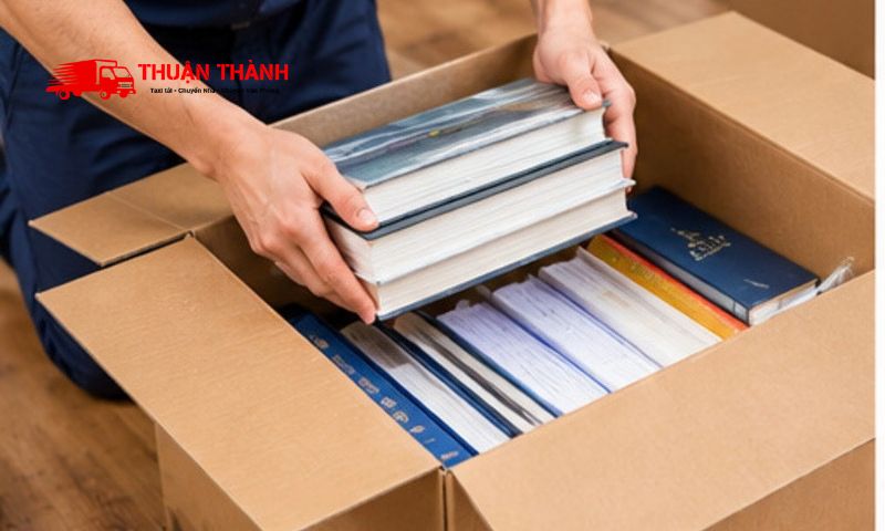 Cách vận chuyển sách và tài liệu nặng khi chuyển nhà