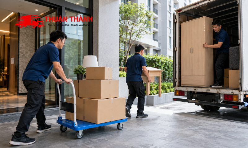 Chuyển nhà bằng xe tải 1 tấn