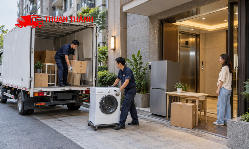 Chuyển nhà bằng xe tải 500kg