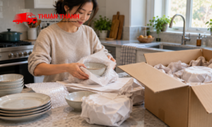 Cách đóng gói bát đĩa, ly cốc để hạn chế vỡ