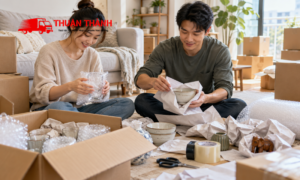 Cách đóng gói đồ dễ vỡ khi chuyển nhà