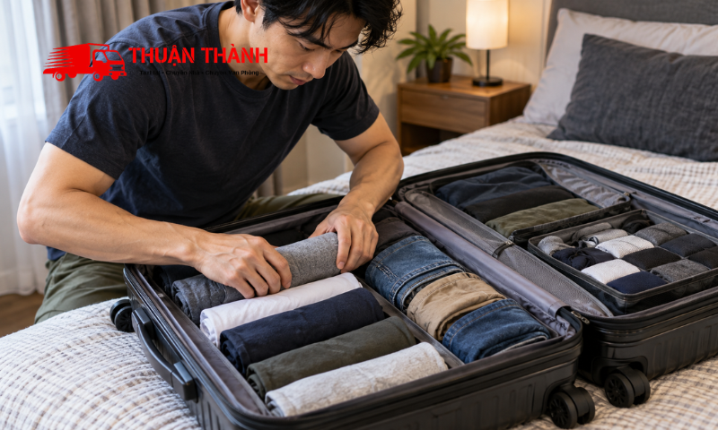 Cách đóng gói quần áo nhanh khi chuyển nhà