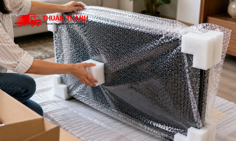 Cách đóng gói tivi khi chuyển nhà an toàn