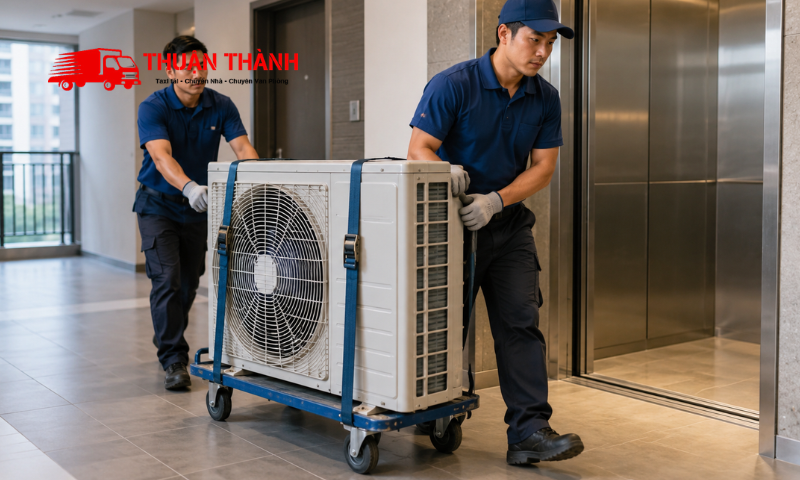 Cách vận chuyển điều hòa khi chuyển sang nhà mới