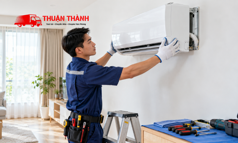 Cách vận chuyển điều hòa khi chuyển sang nhà mới