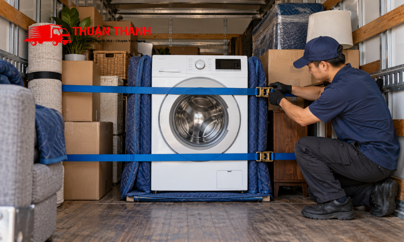 Cách vận chuyển máy giặt khi chuyển nhà