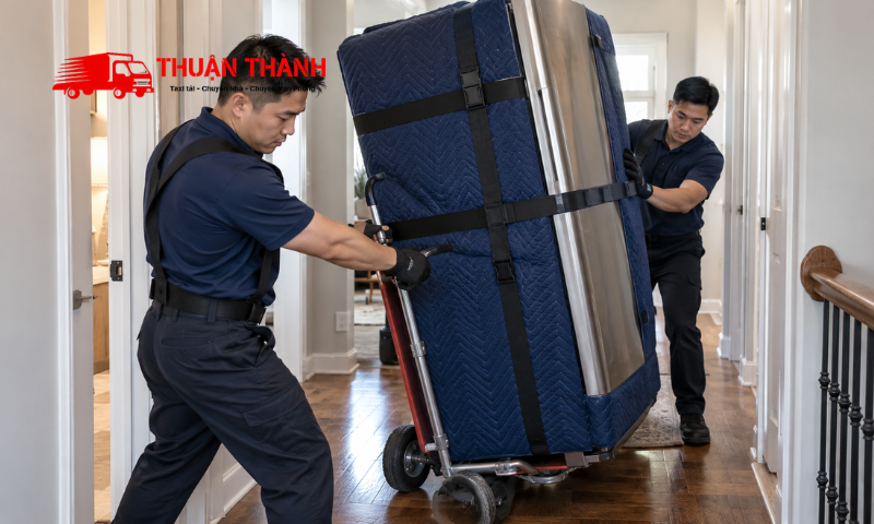 Cách vận chuyển tủ lạnh khi chuyển nhà