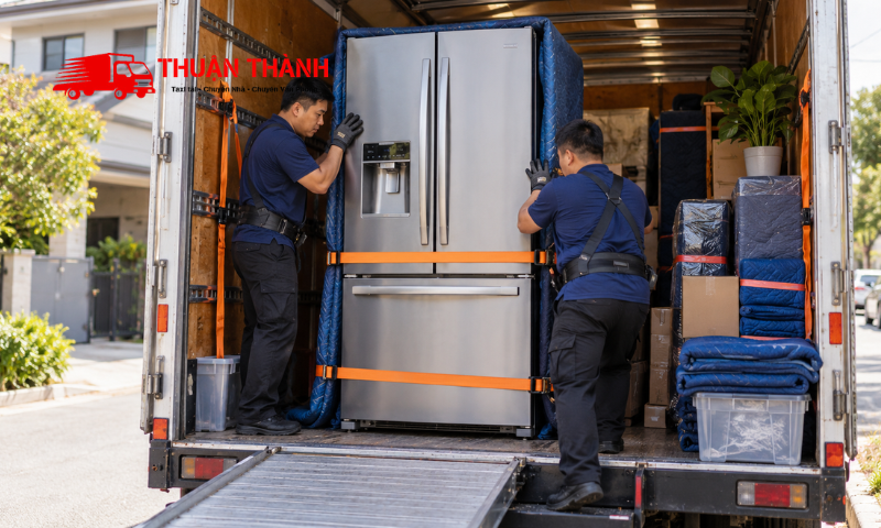 Cách vận chuyển tủ lạnh khi chuyển nhà