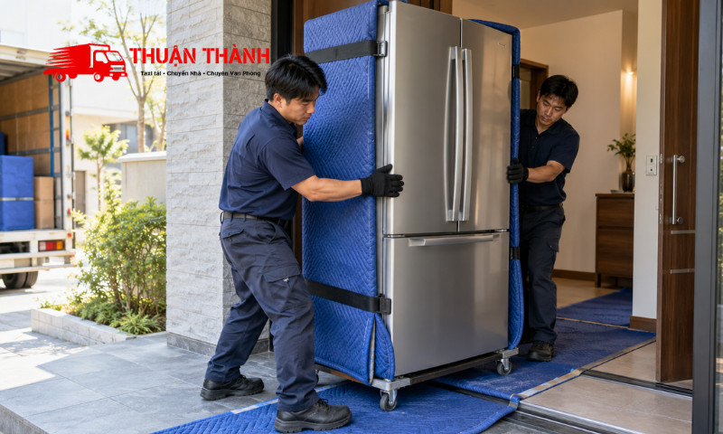 Cách vận chuyển tủ lạnh khi chuyển nhà