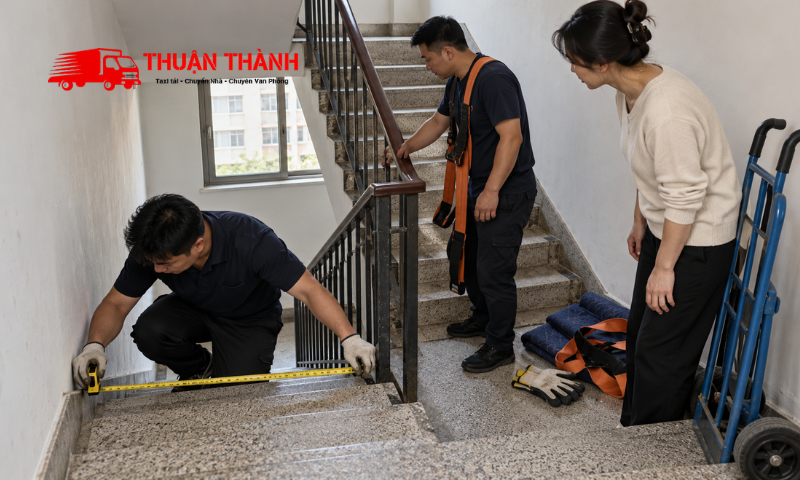 Chuyển nhà ở tầng cao không có thang máy