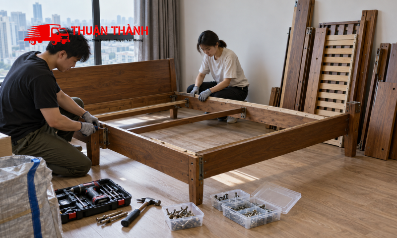Chuyển nhà ở tầng cao không có thang máy