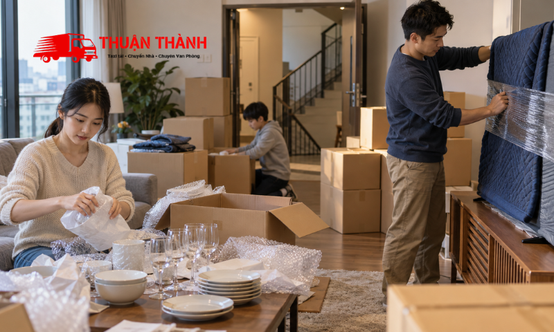 Chuyển nhà ở tầng cao không có thang máy