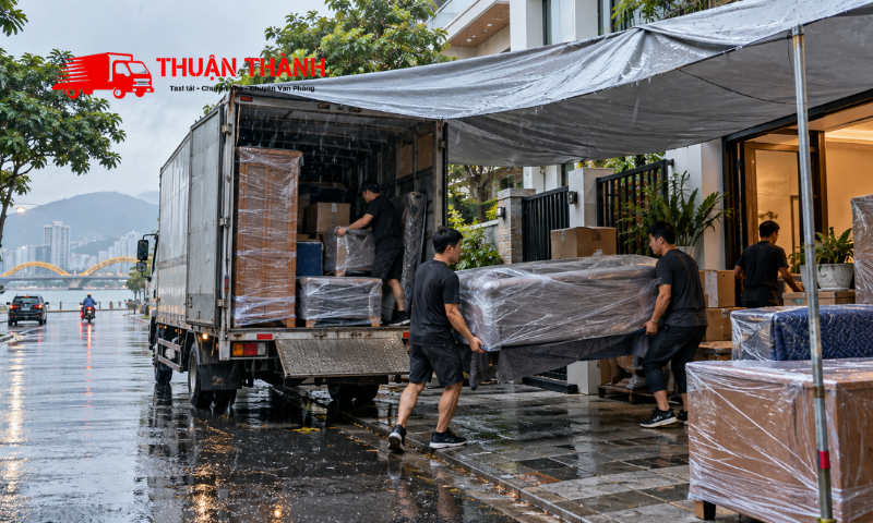 Chuyển nhà vào mùa mưa Đà Nẵng