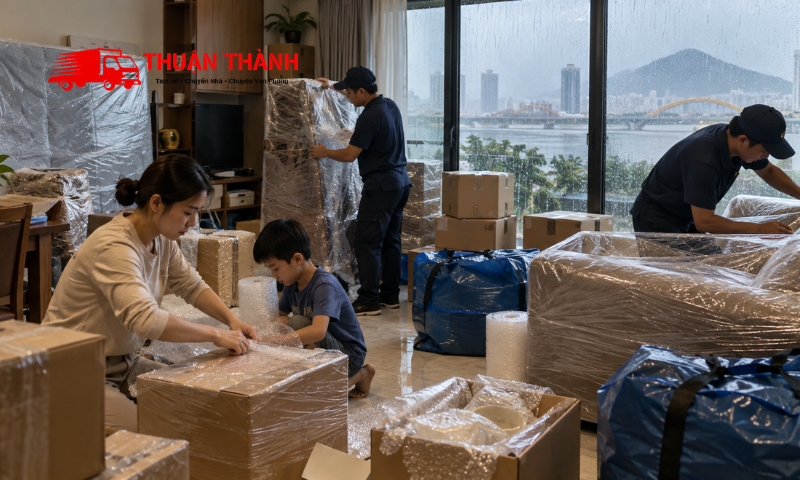 Chuyển nhà vào mùa mưa Đà Nẵng