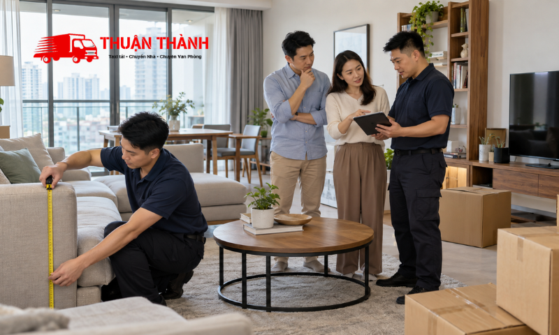 Quy trình chuyển nhà chuyên nghiệp