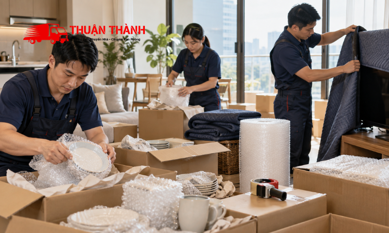 Quy trình chuyển nhà chuyên nghiệp