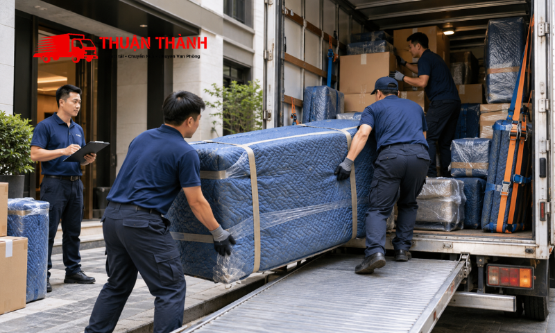 Quy trình chuyển nhà chuyên nghiệp