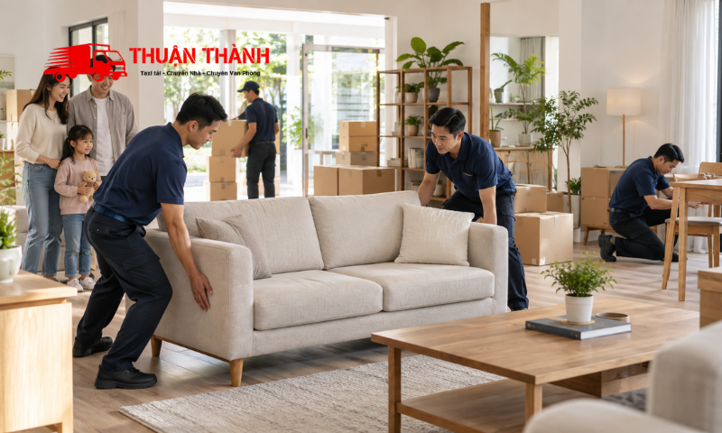 Quy trình chuyển nhà chuyên nghiệp