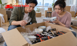 Vật dụng không nên đóng chung một thùng khi chuyển nhà